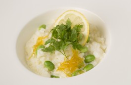 コンテチーズとレモンの爽快リゾット